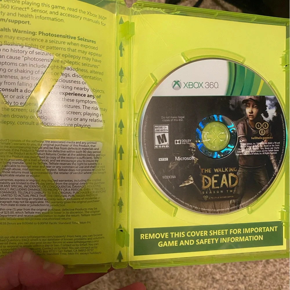 Xbox360 The walking dead season 2 video game